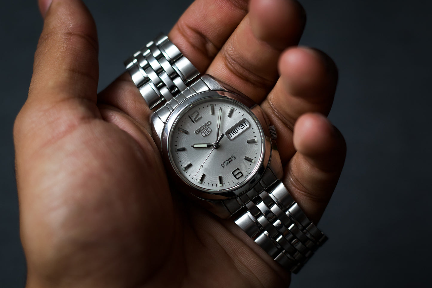 2008 Seiko 5 'Baby Explorer' Automatic Men's Wrist-Watch