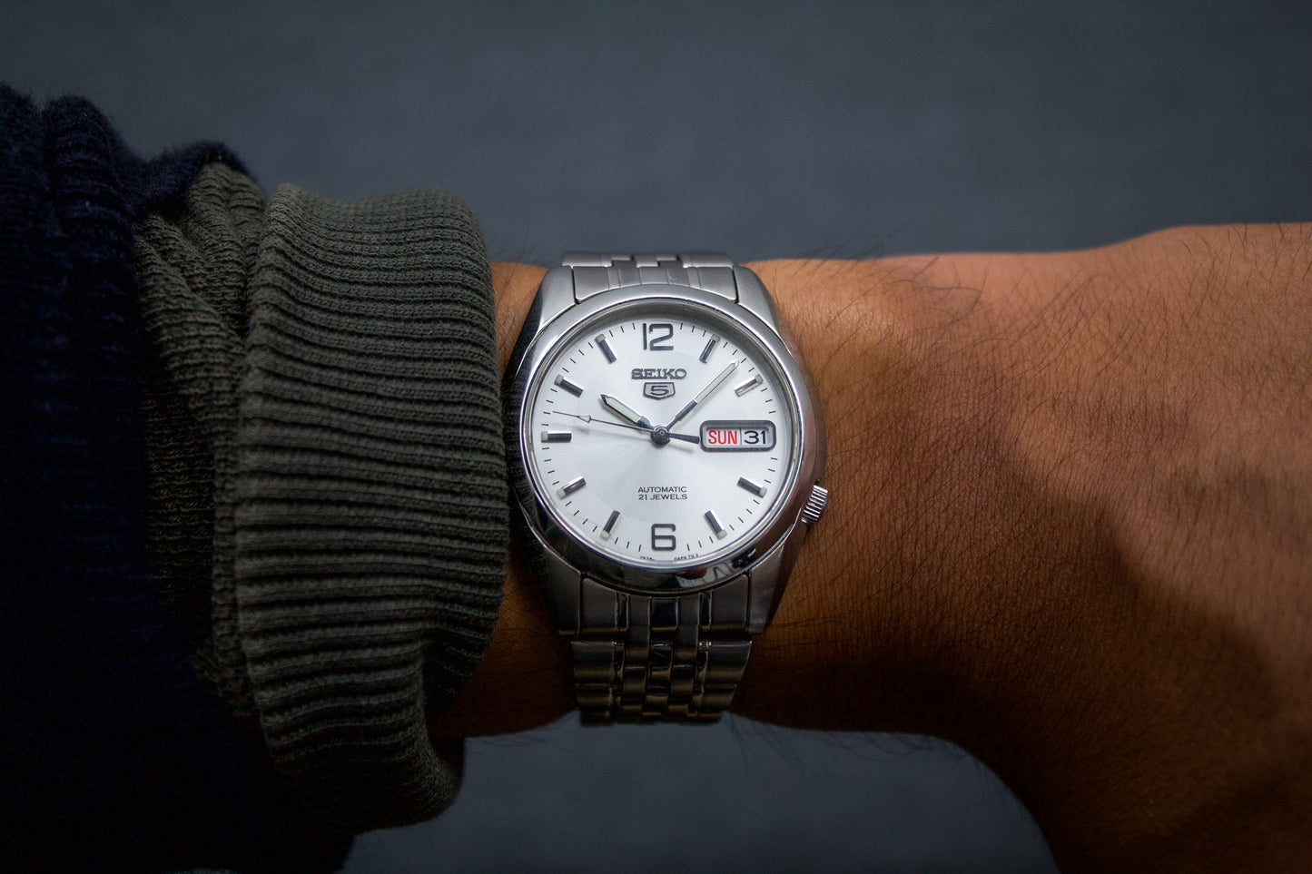 2008 Seiko 5 'Baby Explorer' Automatic Men's Wrist-Watch