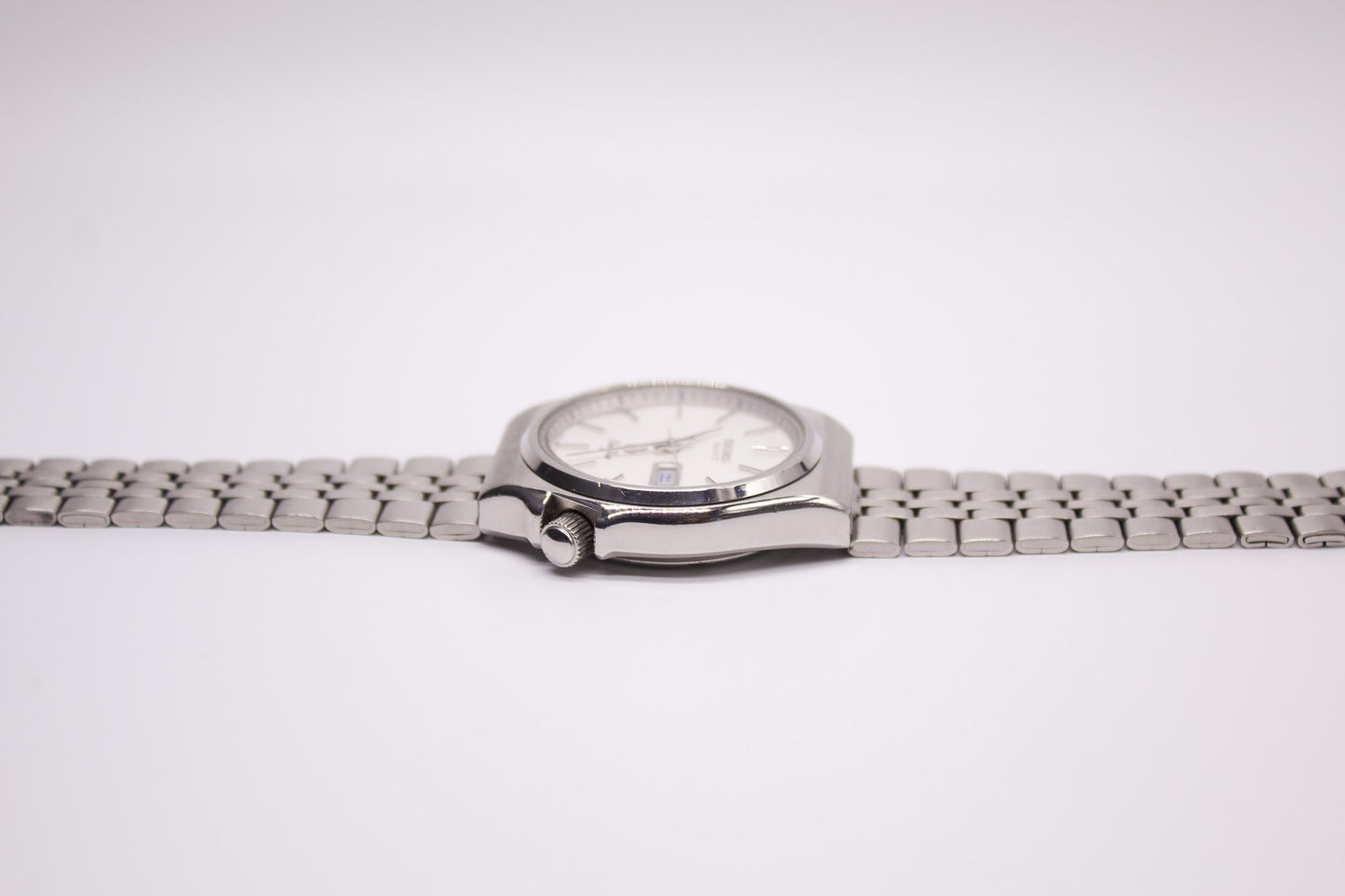 1977 Seiko Silverwave Striped White Dial Men's Wrist-Watch
