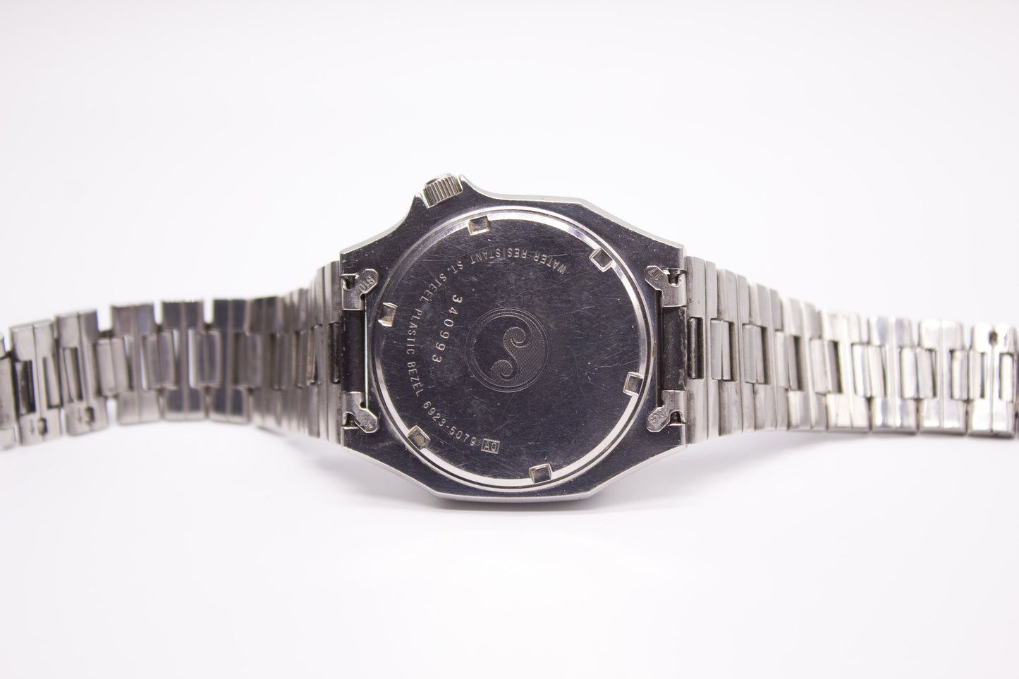 1984 Seiko SQ 100 Sports Matte Black Dial Men's Wrist Watch