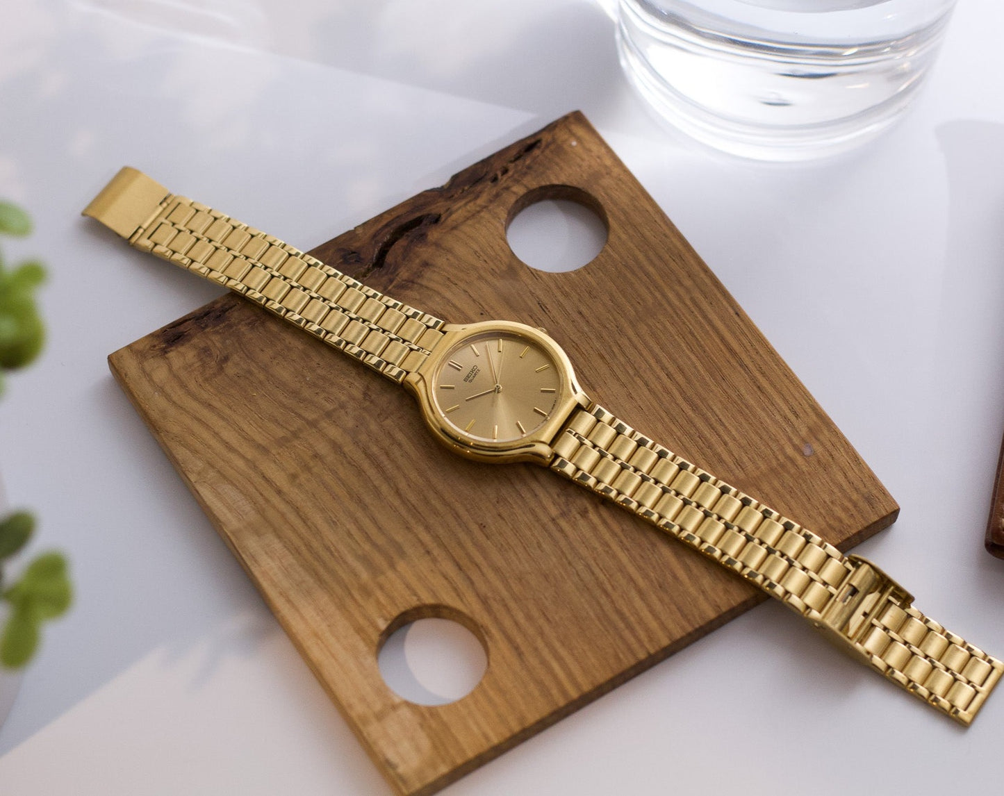 1990 Seiko Gold Toned Men's Wrist-Watch