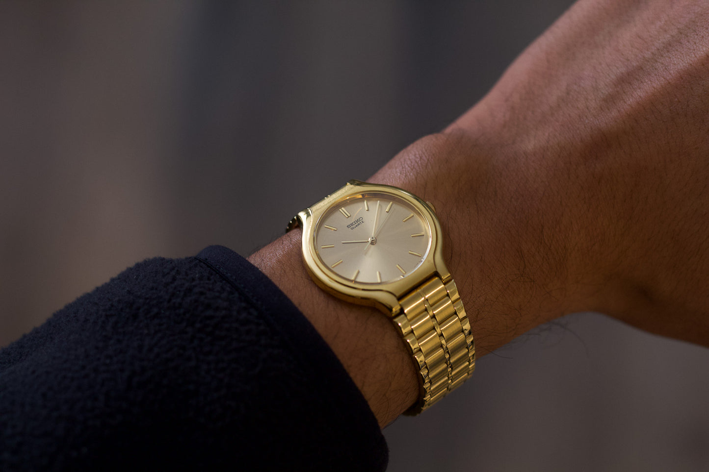 1990 Seiko Gold Toned Men's Wrist-Watch