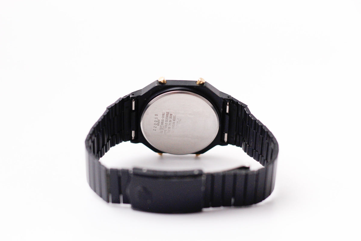 1996 Pulsar Quartz Digi Alarm-Chrono Men's Wrist-Watch