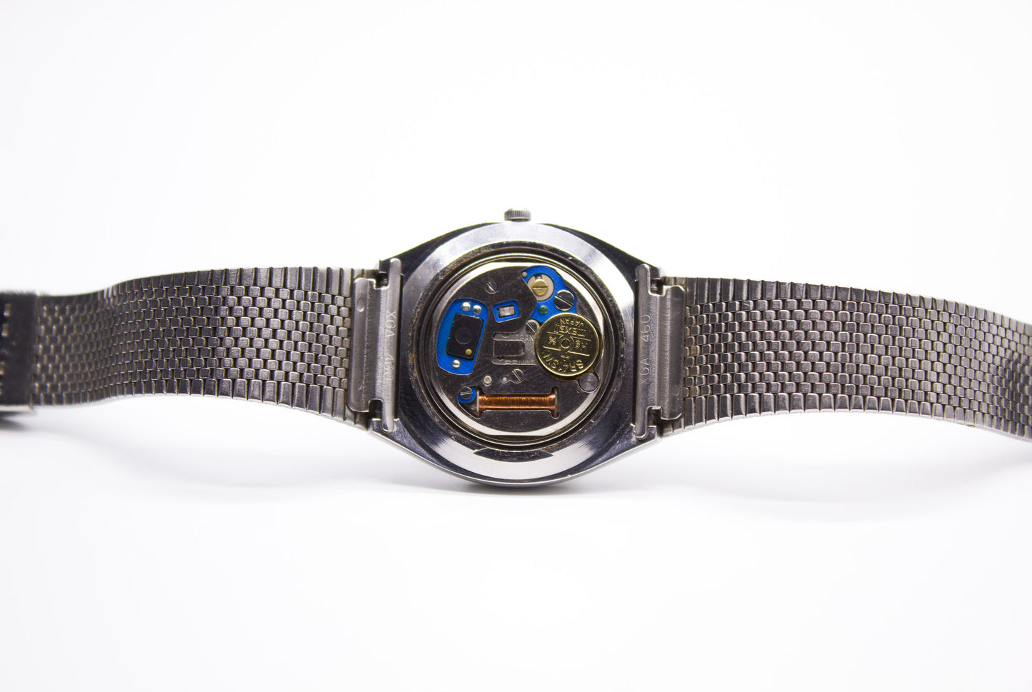 1976 Seiko Quartz Silver Sunburst Men's Wrist-Watch