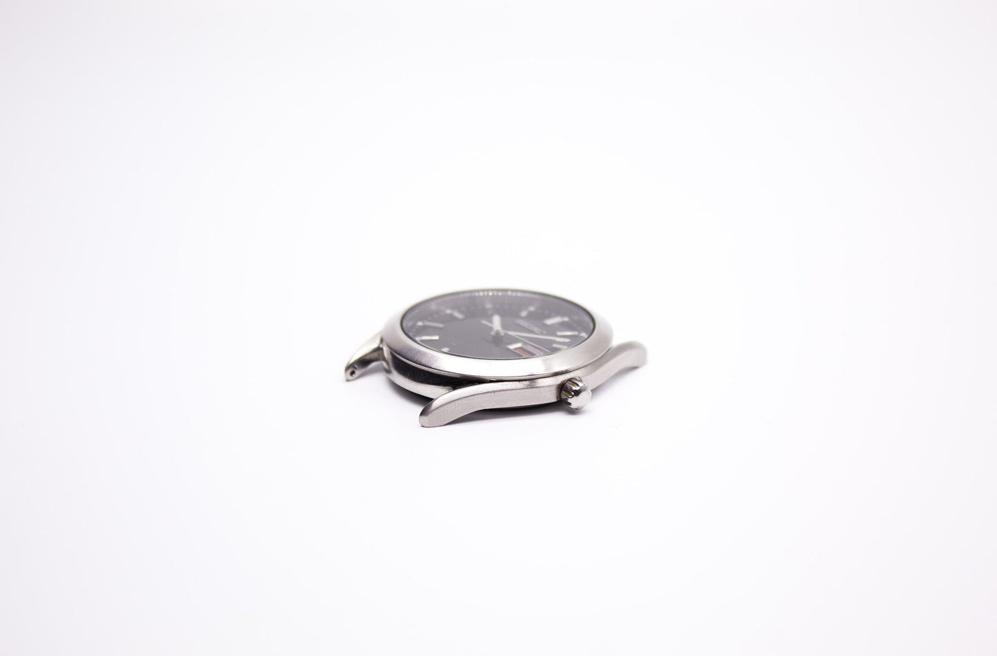1999 Seiko Quartz Deep Inky Black Dial Men's Wrist-Watch