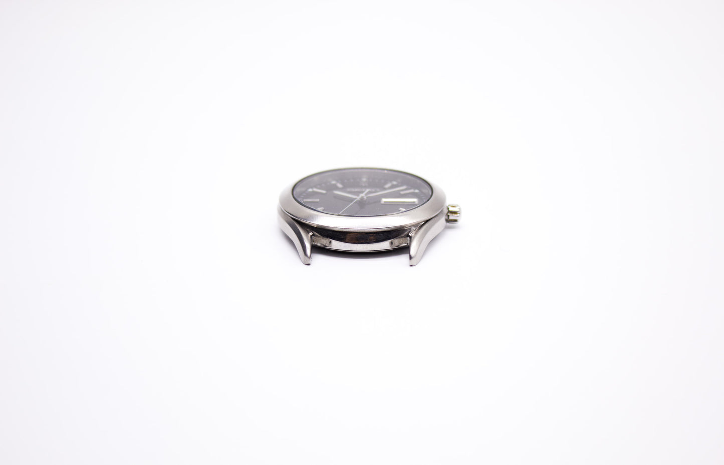 1999 Seiko Quartz Deep Inky Black Dial Men's Wrist-Watch