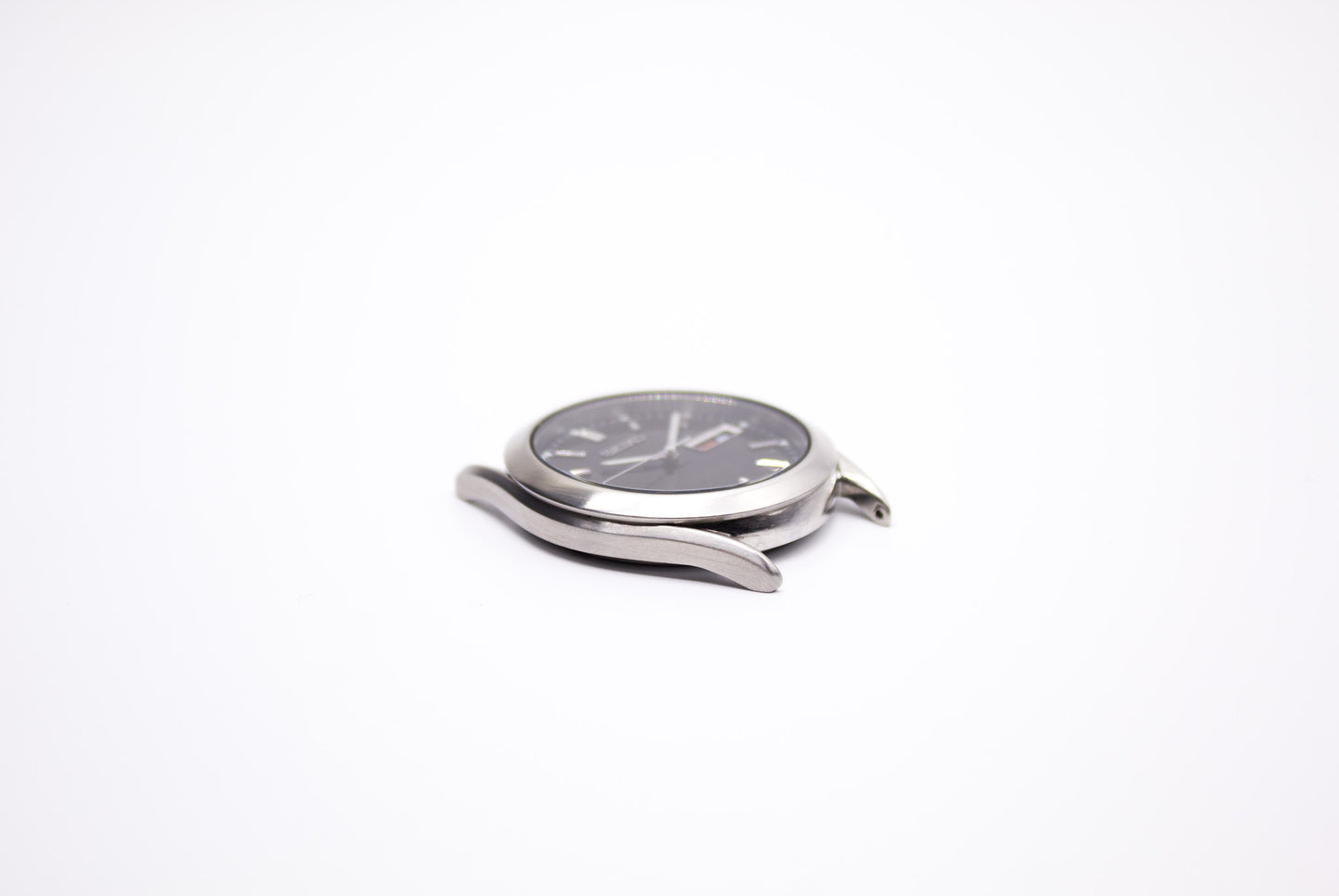 1999 Seiko Quartz Deep Inky Black Dial Men's Wrist-Watch