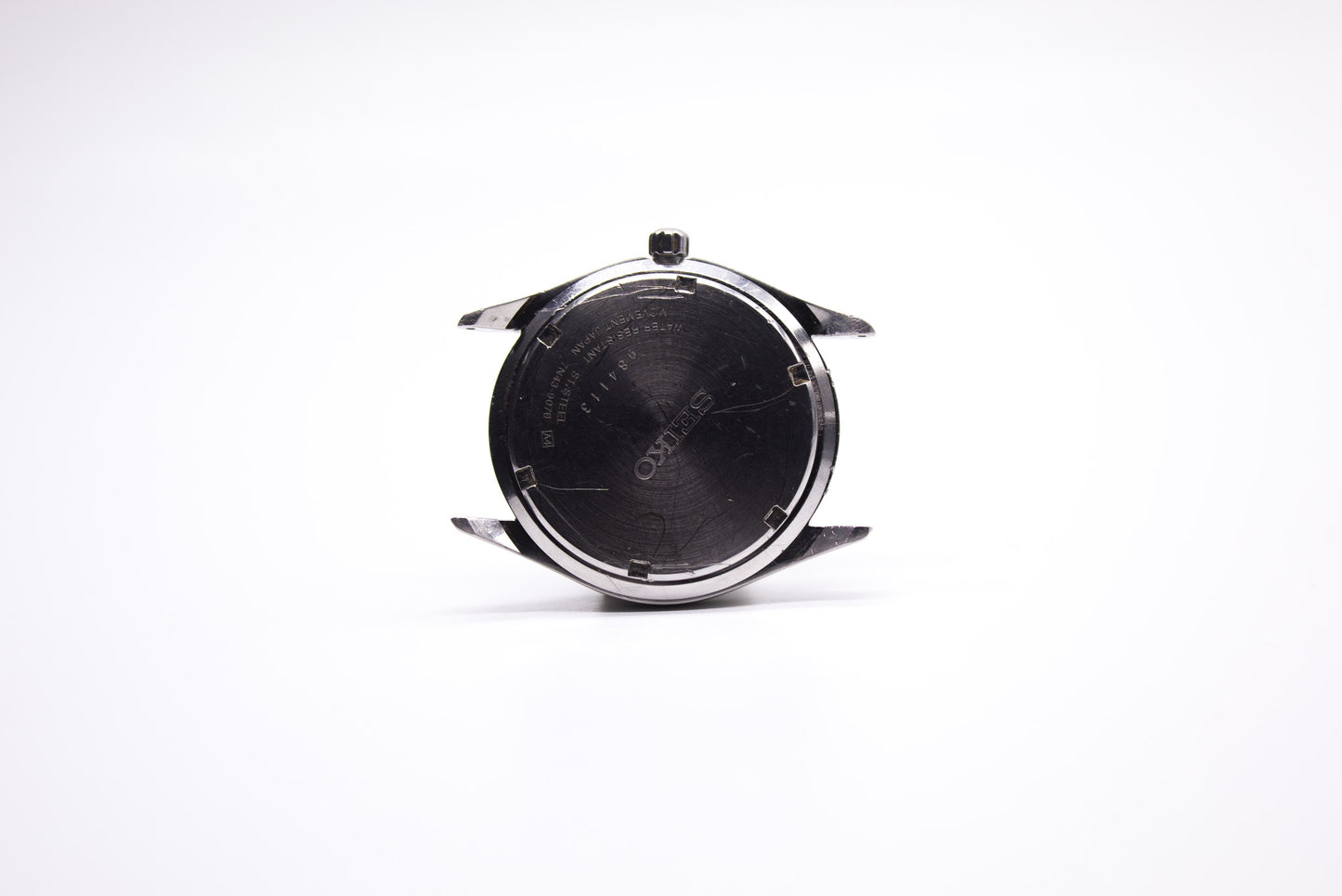 1999 Seiko Quartz Deep Inky Black Dial Men's Wrist-Watch