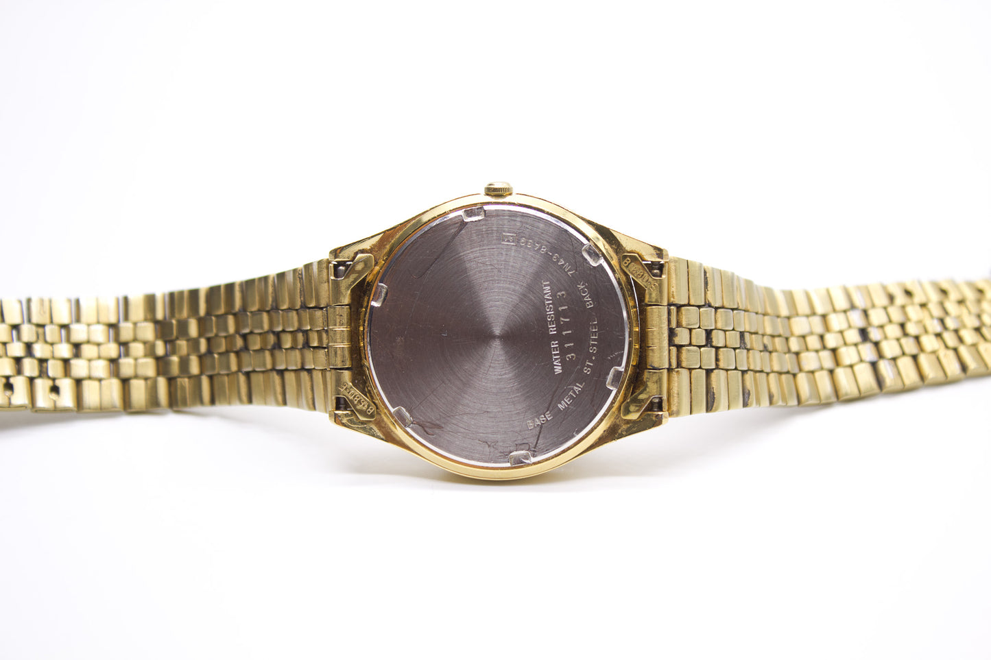 1993 Seiko Quartz Golden Dial Men's Wrist-Watch W/Box