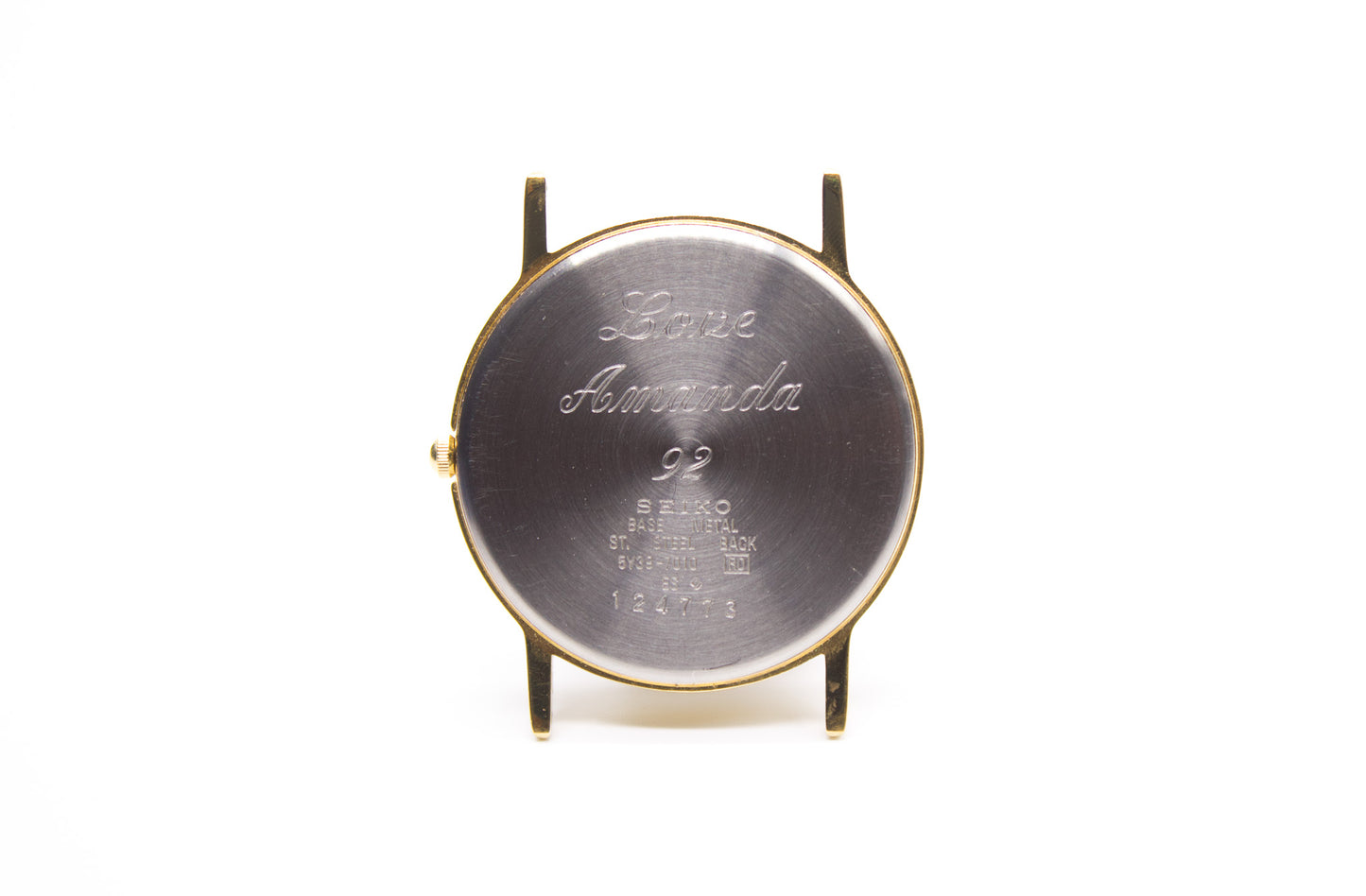 1991 Seiko Gold Toned Men's Dress Wrist-Watch