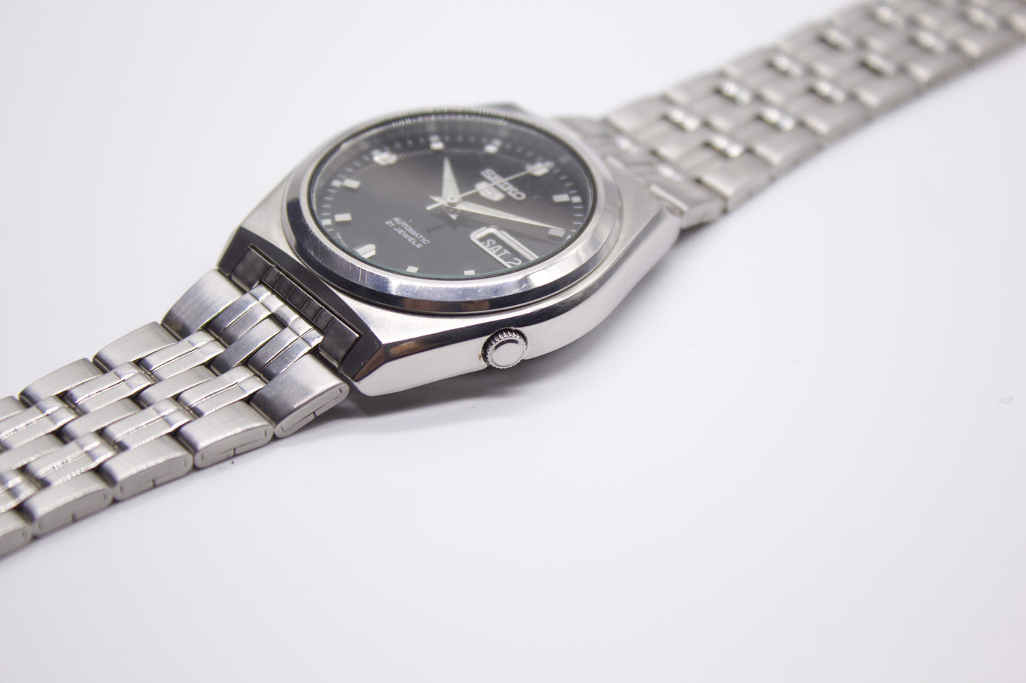 2000s Seiko 5 'World Dial' Men's Automatic Wrist-Watch