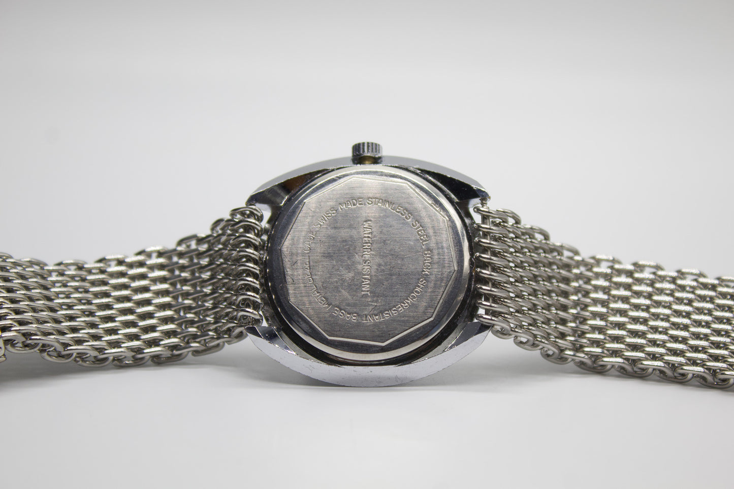 1970s Benrus Mechanical Light Golden Sunburst Dial Men's Wrist-Watch