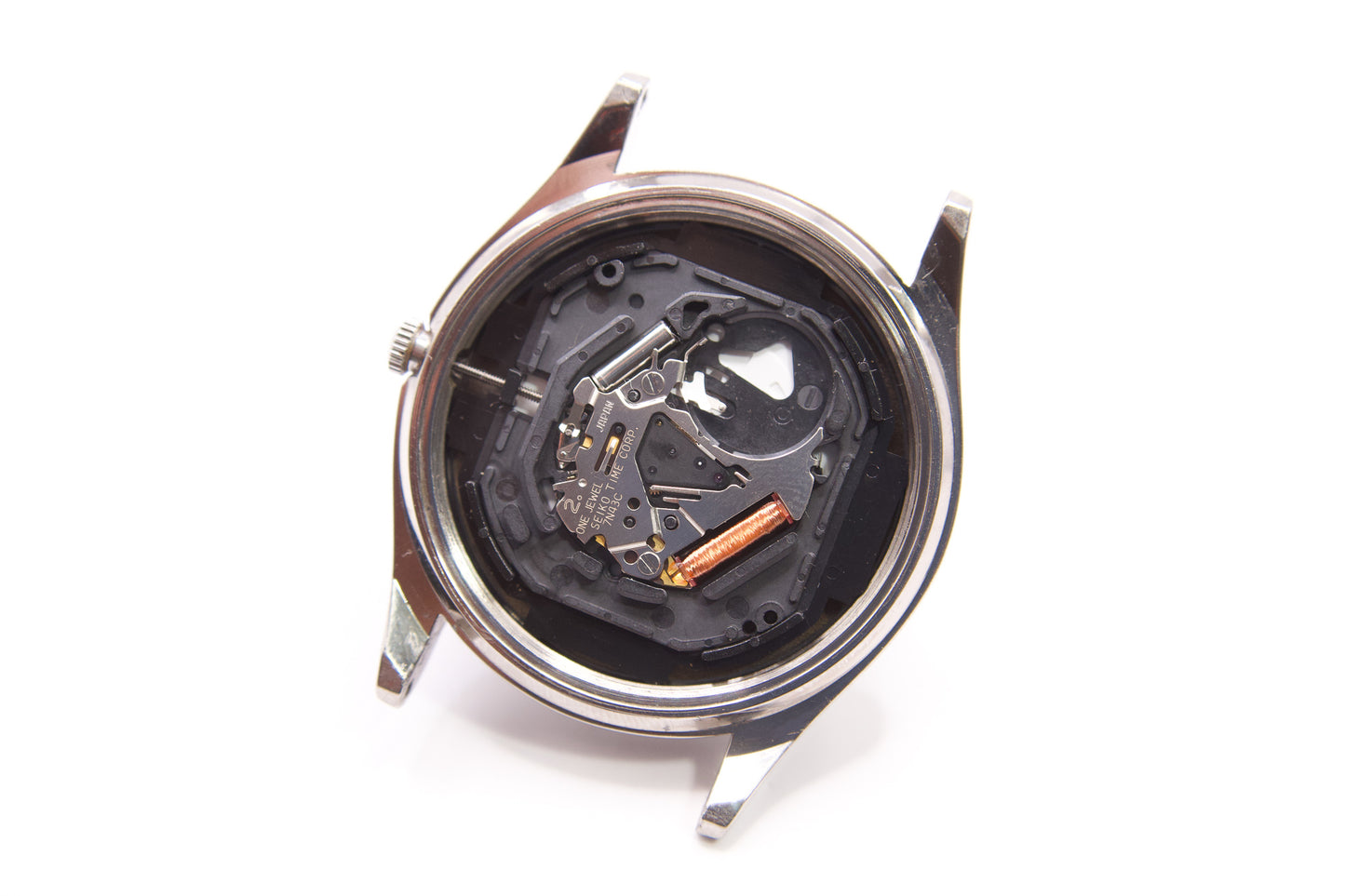 1990s Seiko Titanium Matte Gray Men's Quartz Wrist-Watch