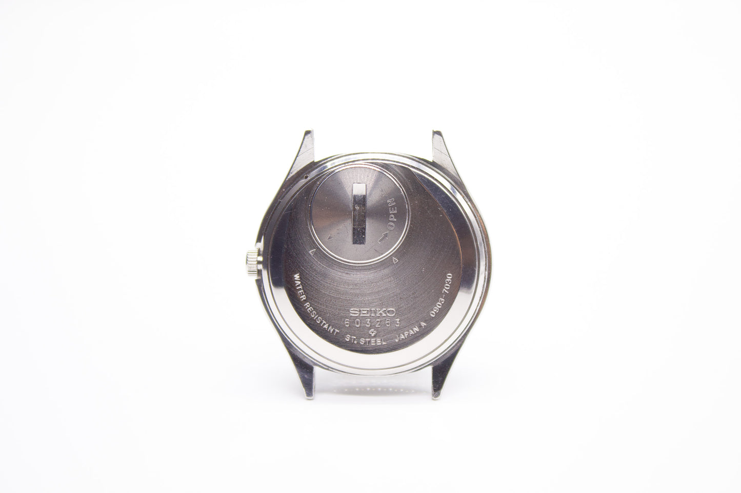 1976 Seiko Type II Quartz Striped White Dial Men's Wrist-Watch