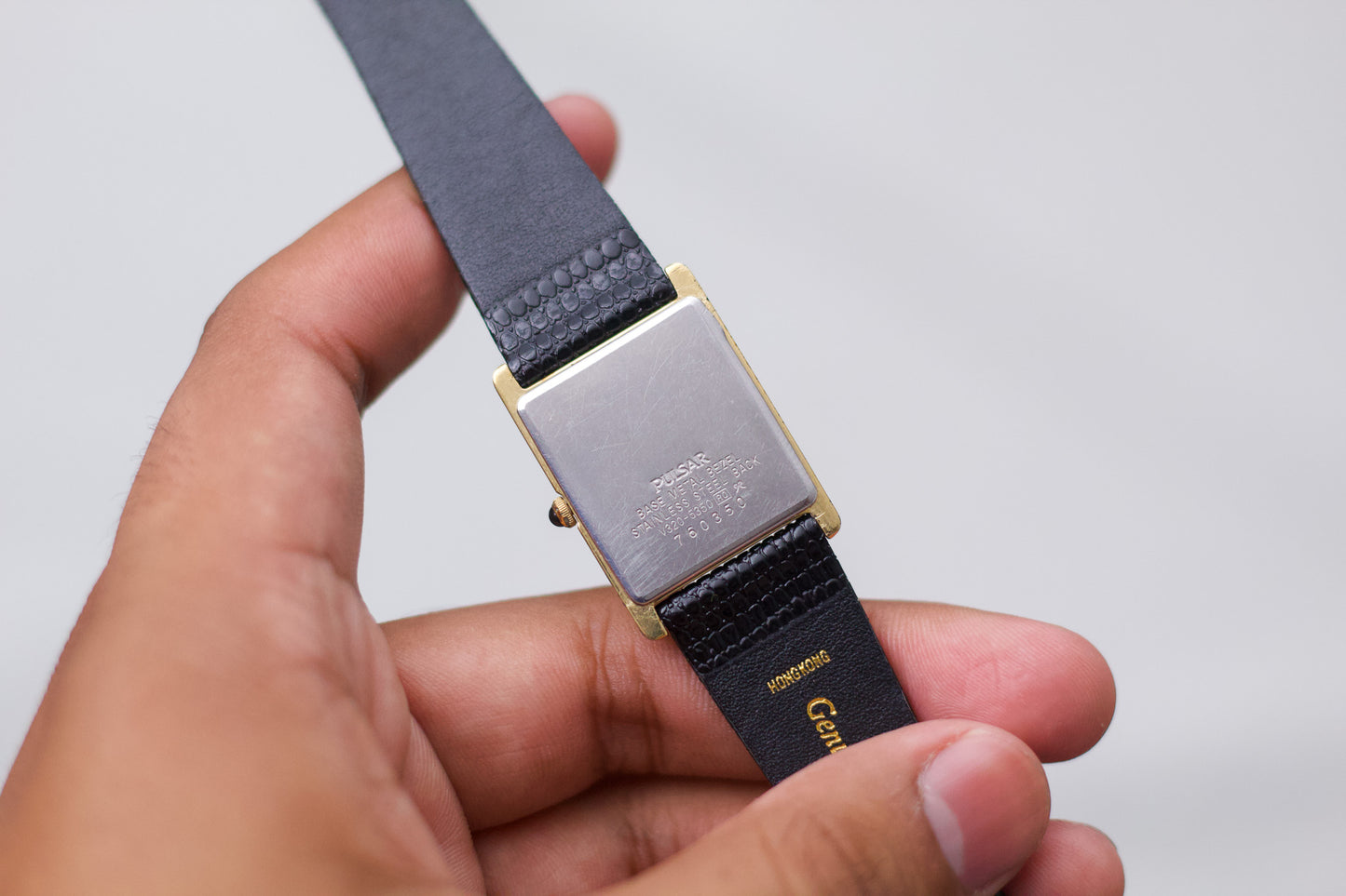 1997 Pulsar Quartz 'Roman Baby Tank' Men's Wrist-Watch