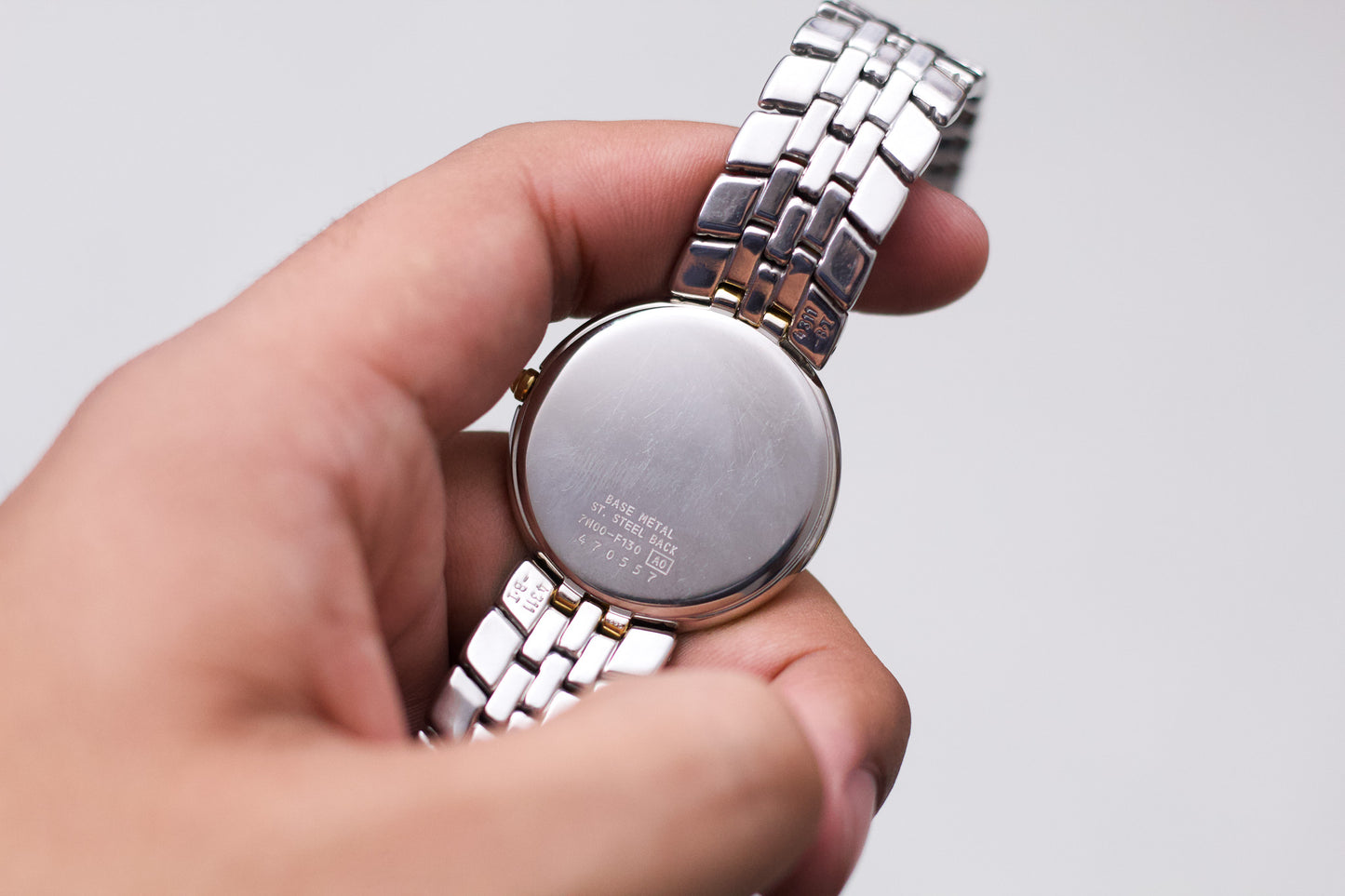 1994 Seiko Quartz Mother of Pearl Dial Men's Wrist-Watch