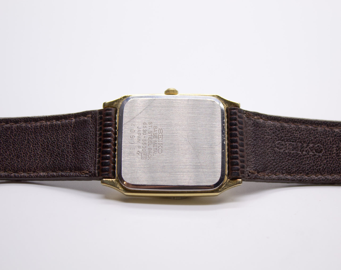 1984 Seiko Golden Tank Style Men's Wrist Watch