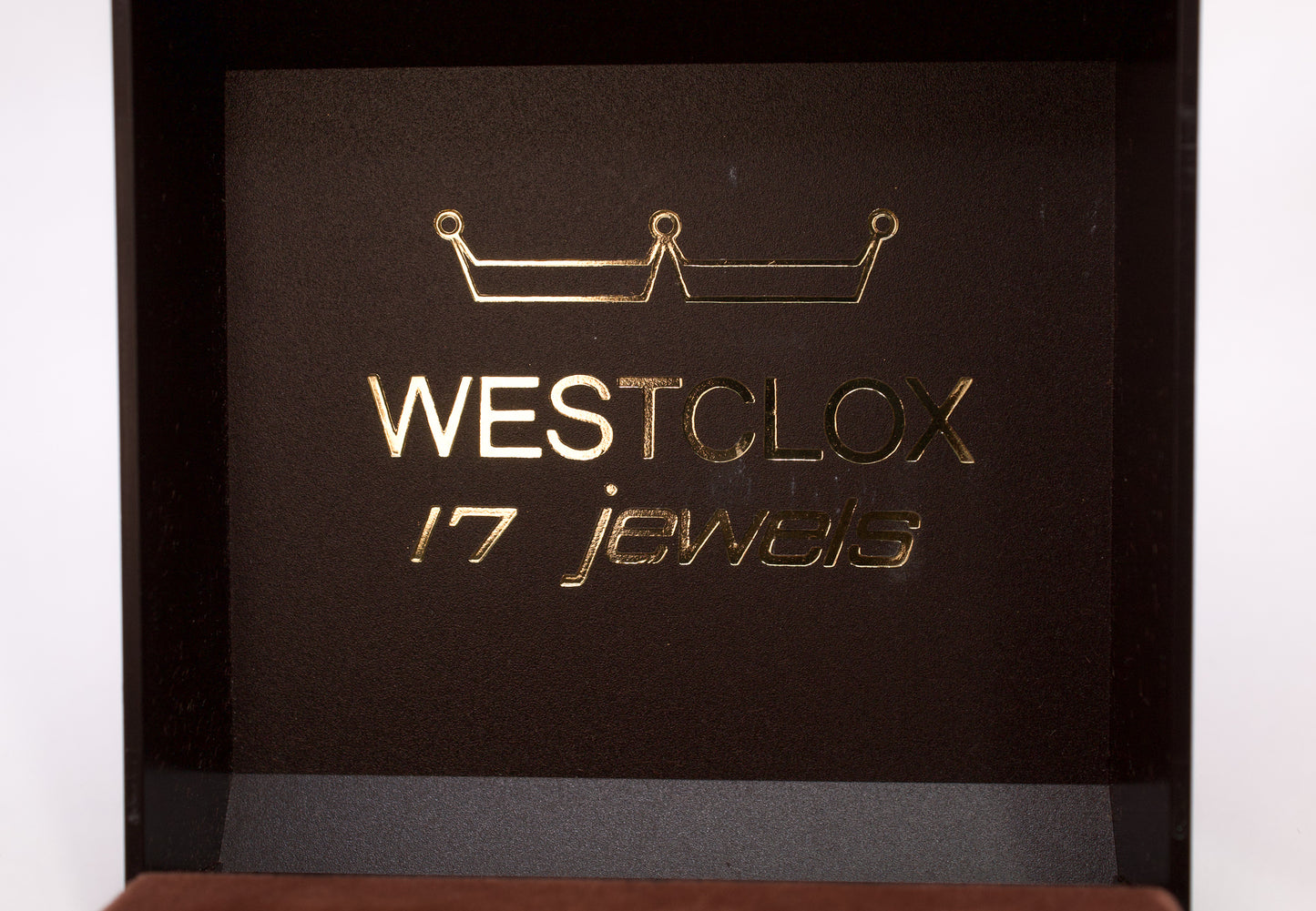 NOS 1960s Westclox Mechanical Champagne Gold Dial Men's Wrist-Watch