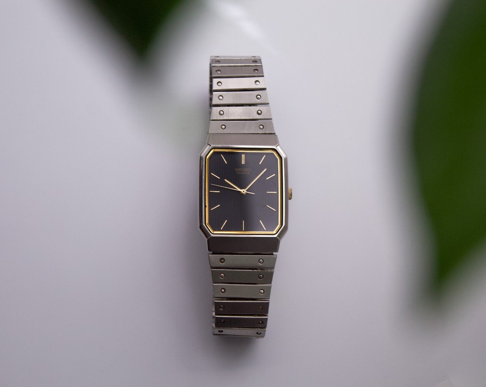 1986 Seiko 'Baby Cartier Santos Tank' Men's Wrist-Watch – Mecalco