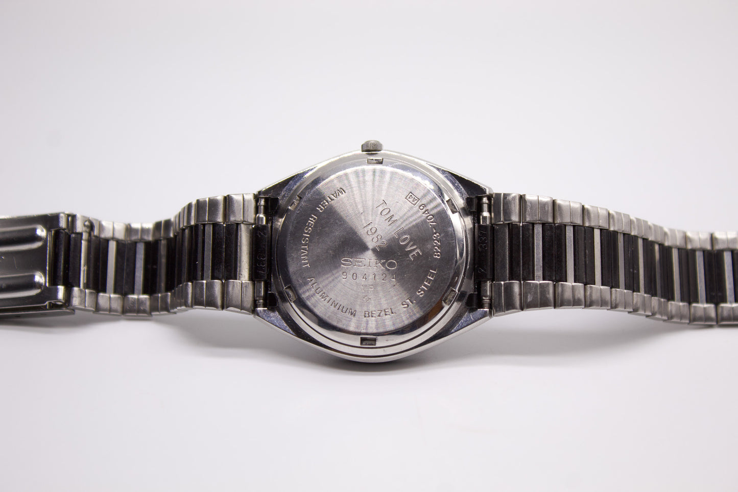 1979 Seiko Quartz SQ Deep Black Dial Men's Wrist-Watch