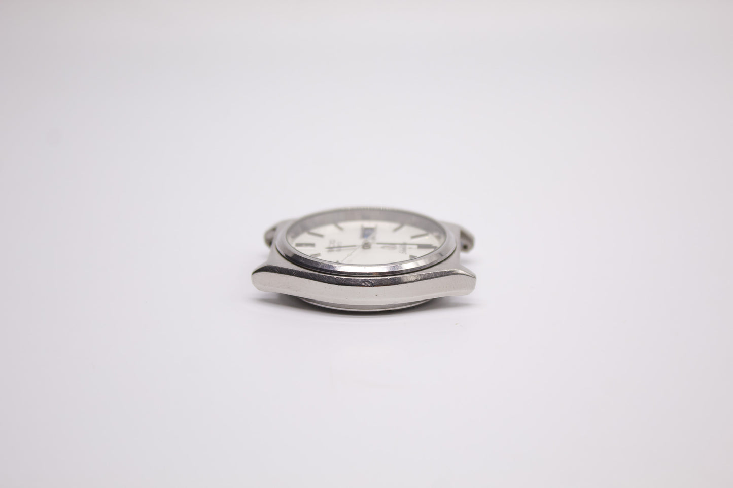 1981 Seiko Silverwave Straight Grain Silver Dial Men's Wrist-Watch