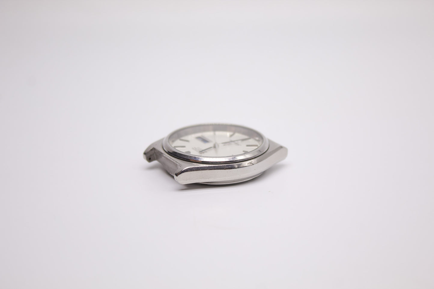 1981 Seiko Silverwave Straight Grain Silver Dial Men's Wrist-Watch