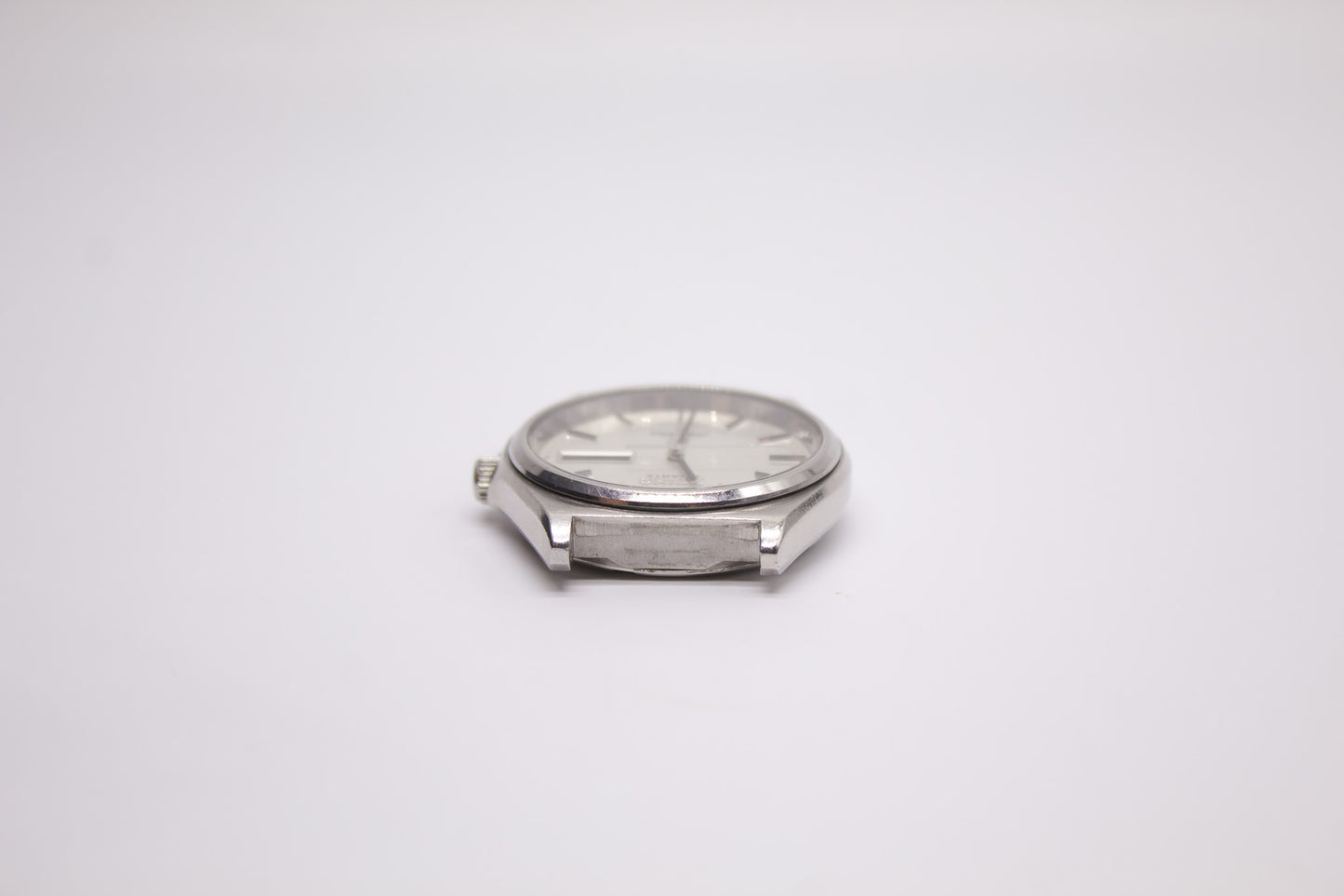 1981 Seiko Silverwave Straight Grain Silver Dial Men's Wrist-Watch
