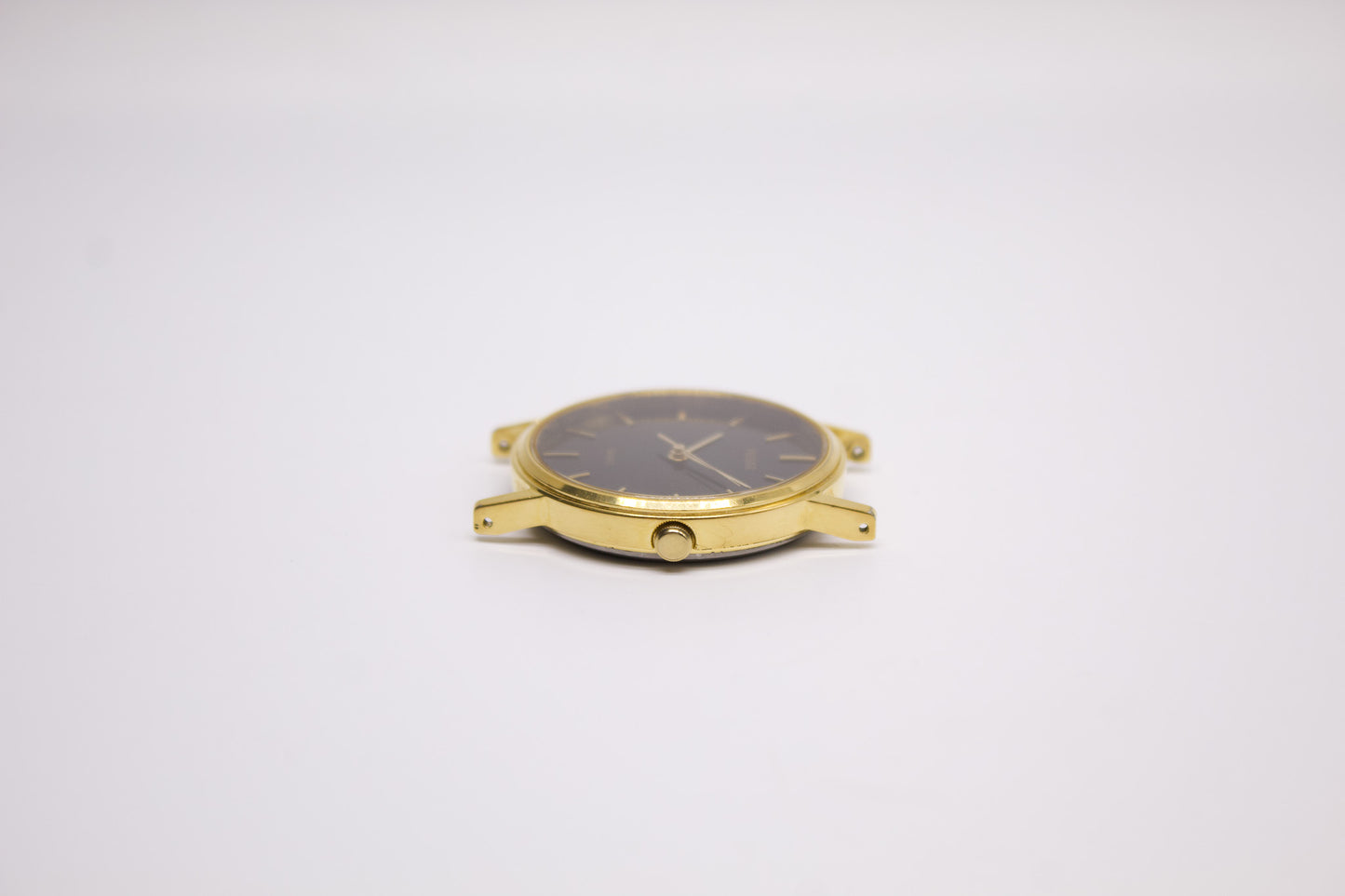 2003 Pulsar Quartz Inky Black Dial Men's Wrist-Watch