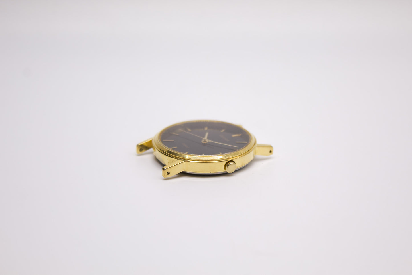 2003 Pulsar Quartz Inky Black Dial Men's Wrist-Watch