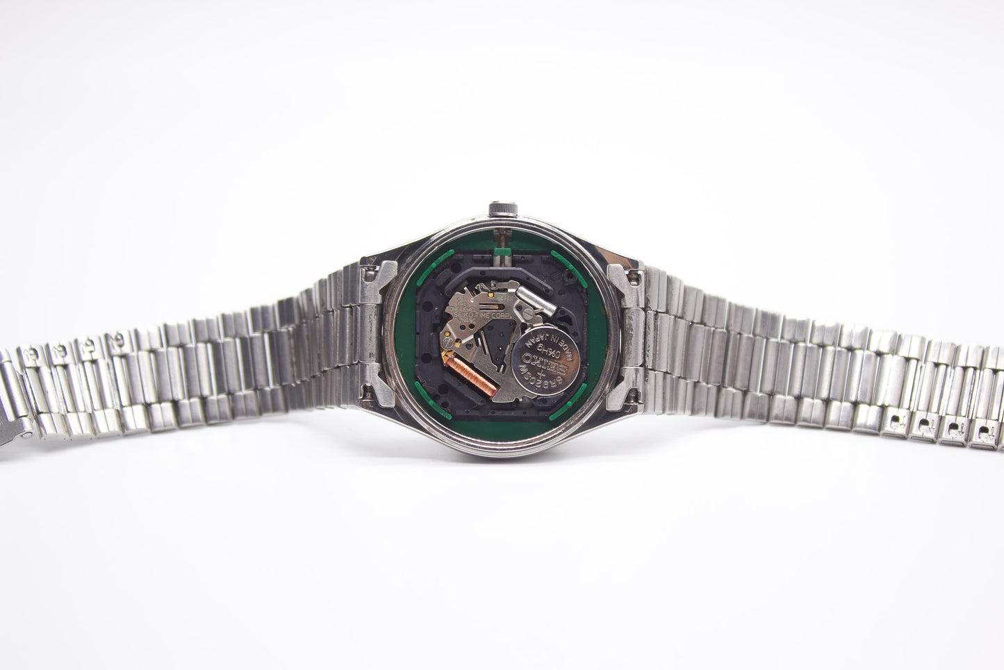 1995 Seiko Spirit Silver Sunburst Quartz Men's Wrist-Watch