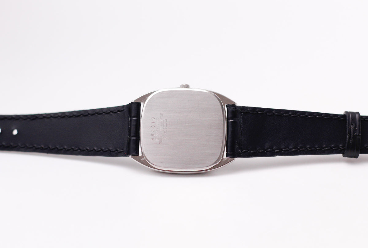 1980 Seiko Twin Quartz Silver Sunburst Dial Men's Wrist-Watch