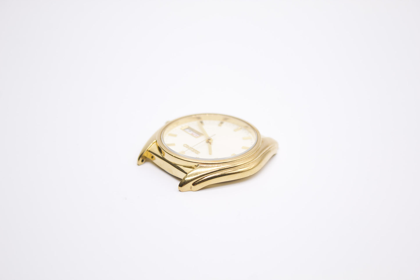 1999 Seiko Quartz Pale Gold Dial Men's Wrist-Watch