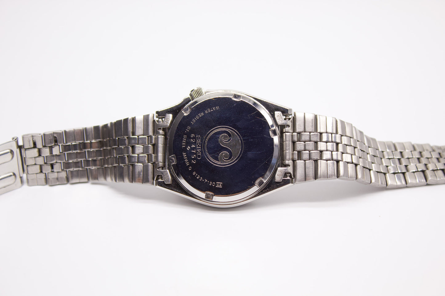 1986 Seiko Chronos Bright Silver Dial Men's Wrist-Watch