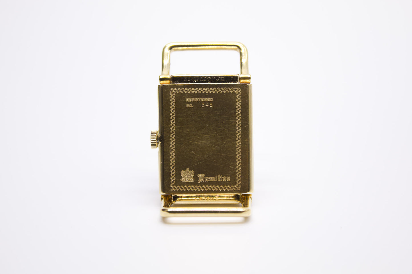 1990s Hamilton Quartz Registered Edition Art Deco Reissue