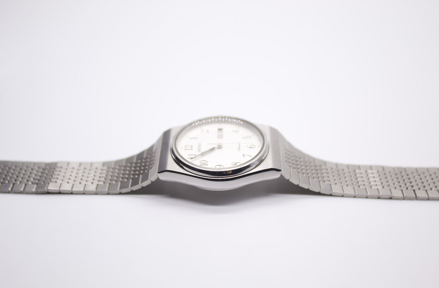 1981 Seiko Chronos Silver Dial Men's Wrist-Watch