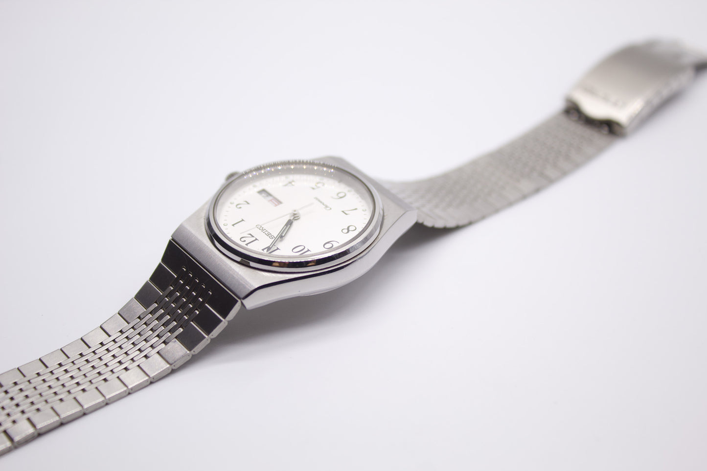 1981 Seiko Chronos Silver Dial Men's Wrist-Watch