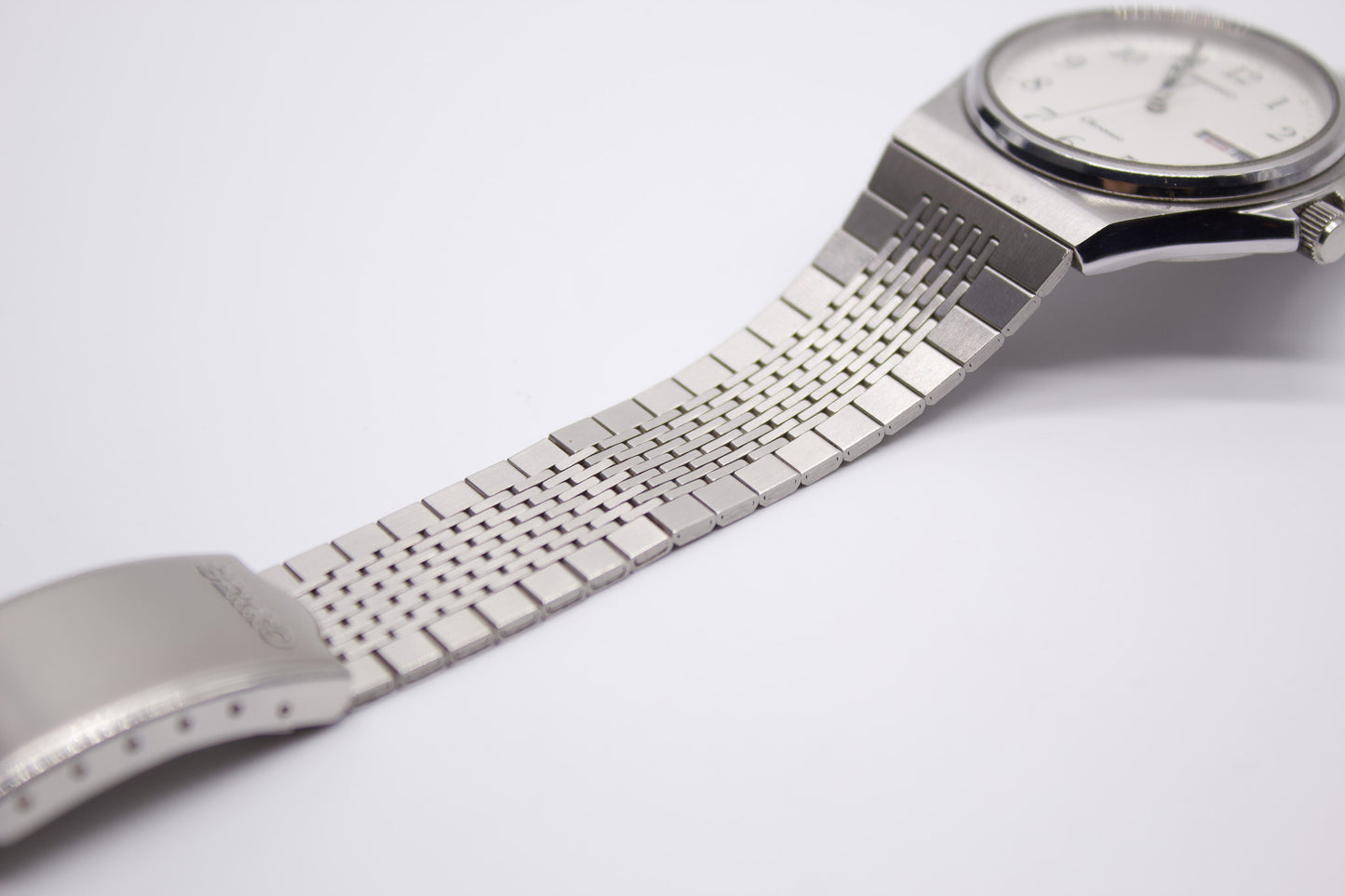 1981 Seiko Chronos Silver Dial Men's Wrist-Watch