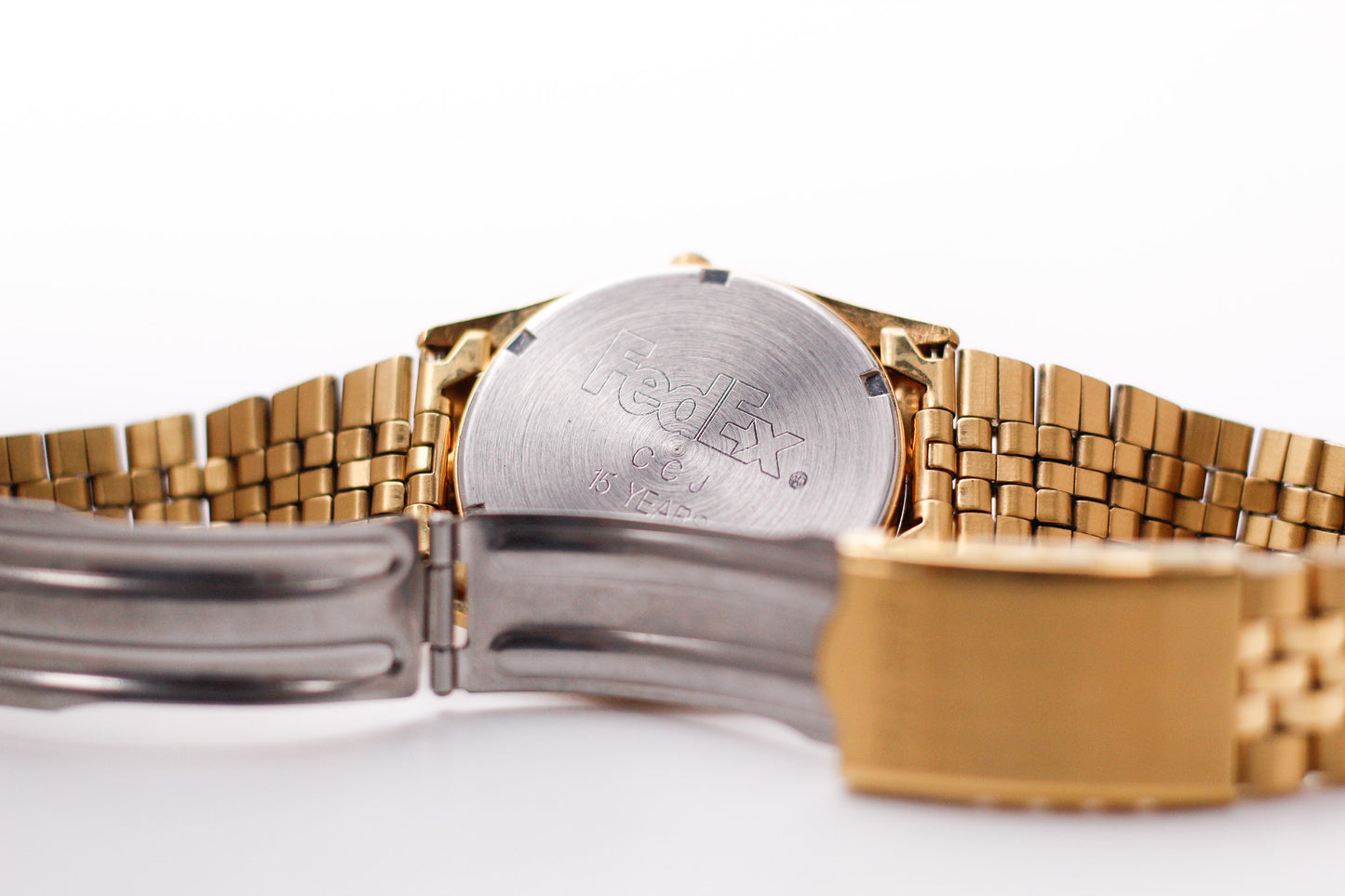 2000s Pulsar 'Baby Day-Date' Gold Toned Men's Wrist-Watch