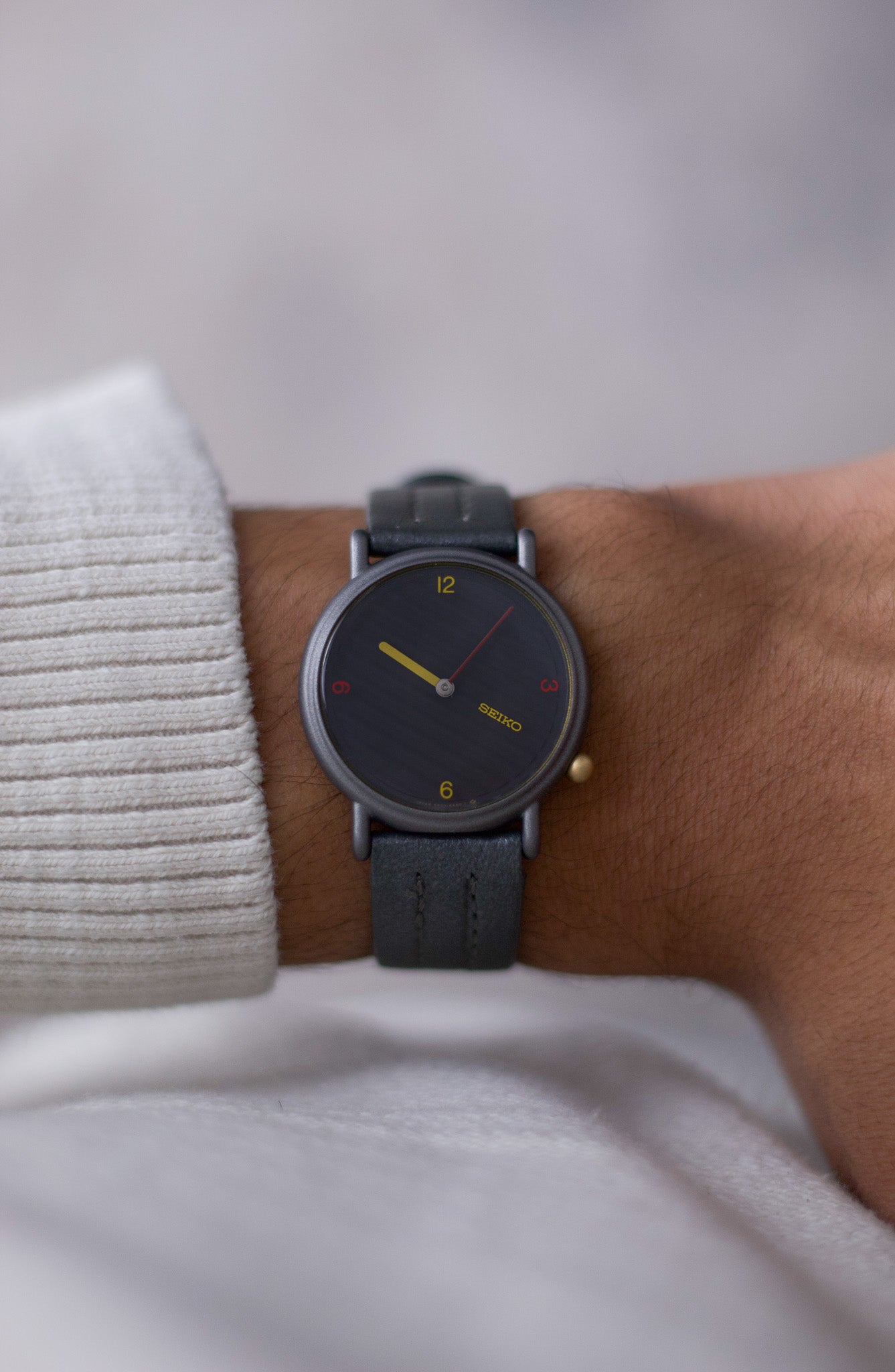 1996 Seiko Pebble Quartz Unisex Wrist-Watch