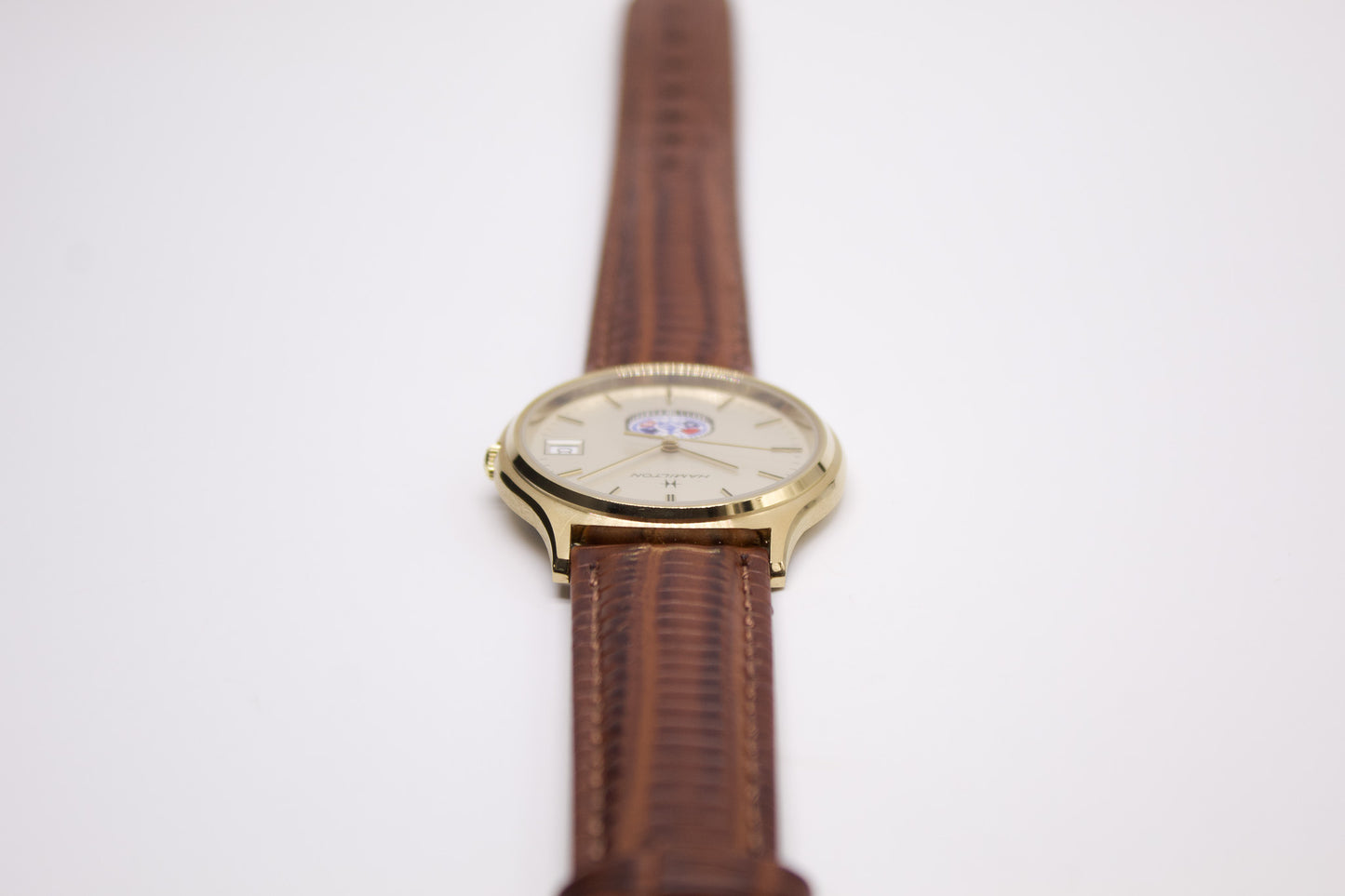 1990s Hamilton Masterpiece Quartz Men's Wrist-Watch