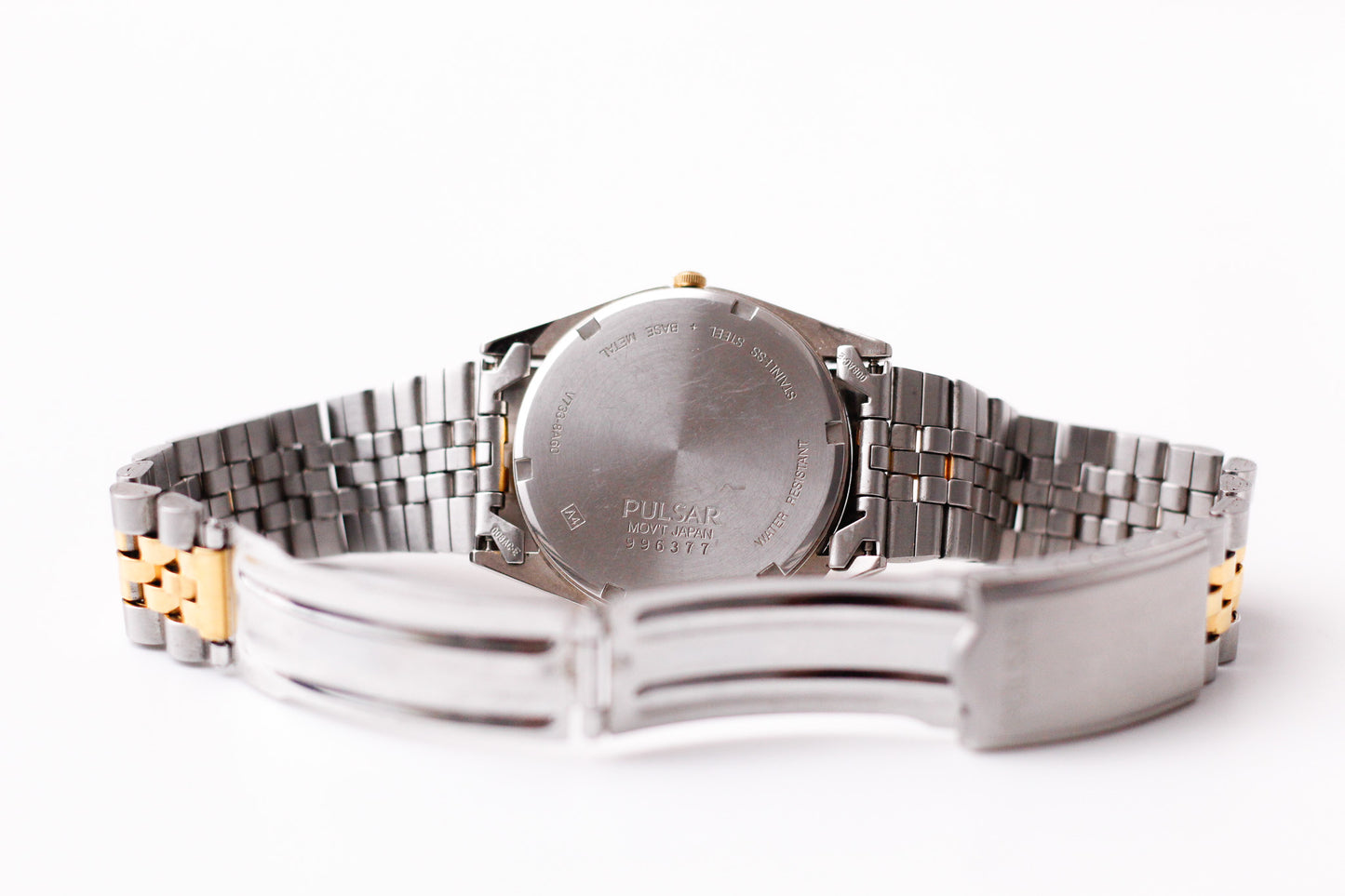 1999 Pulsar Quartz Baby Day-Date Men's Wrist Watch