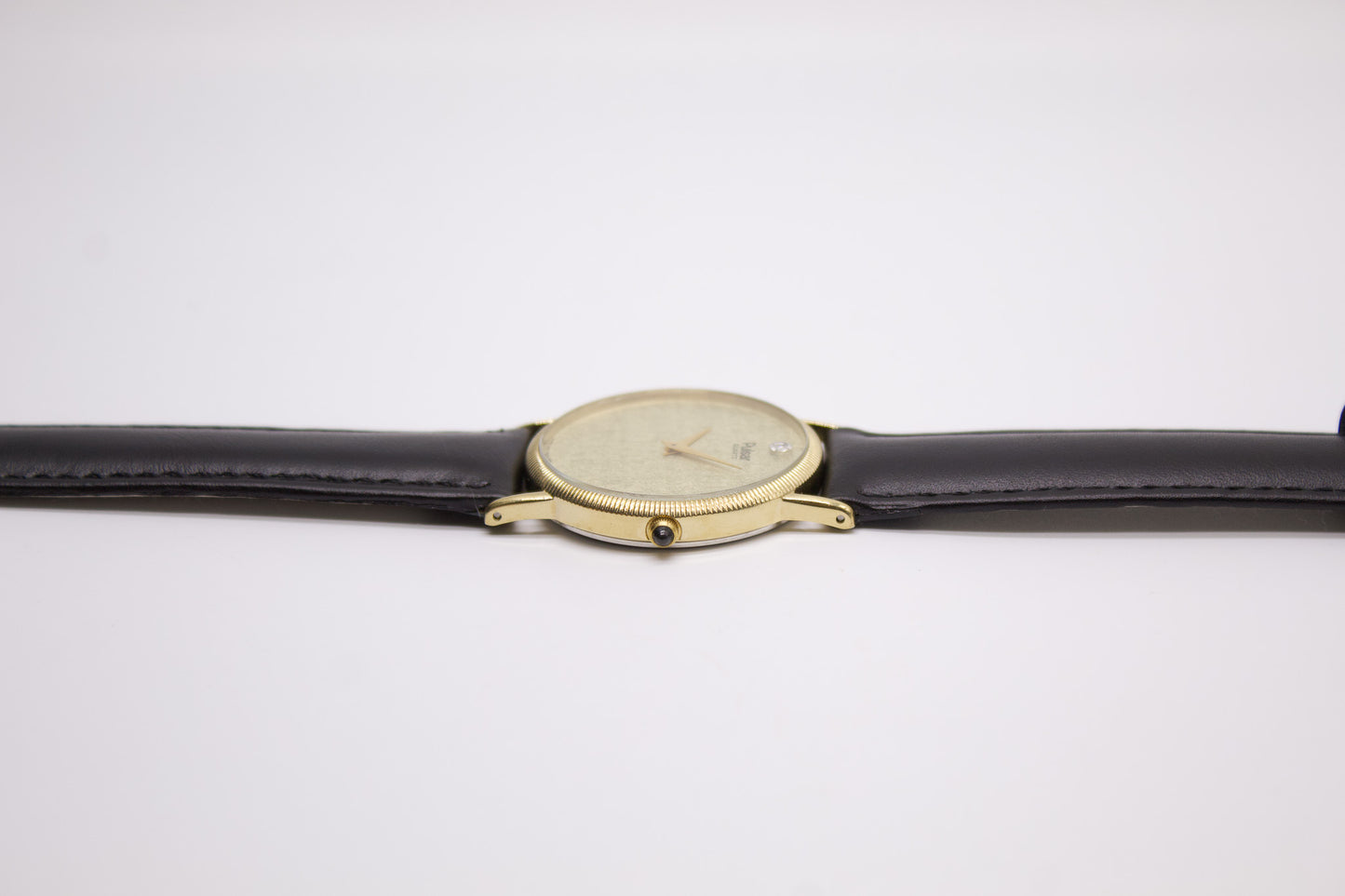 1992 Pulsar Quartz Golden Washi Dial 'Coin Edge Bezel' Men's Wrist-Watch