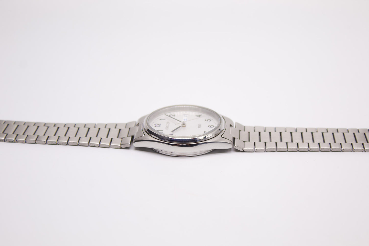 1995 Seiko Spirit Silver Quartz Men's Wrist-Watch