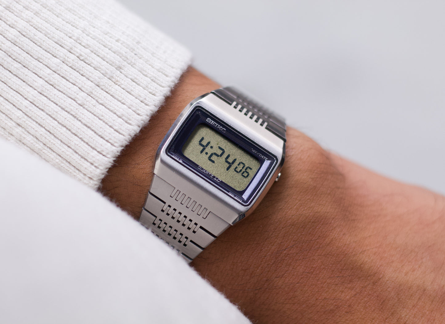 1978 Seiko Digital Olive Green LCD Men's Wrist-Watch