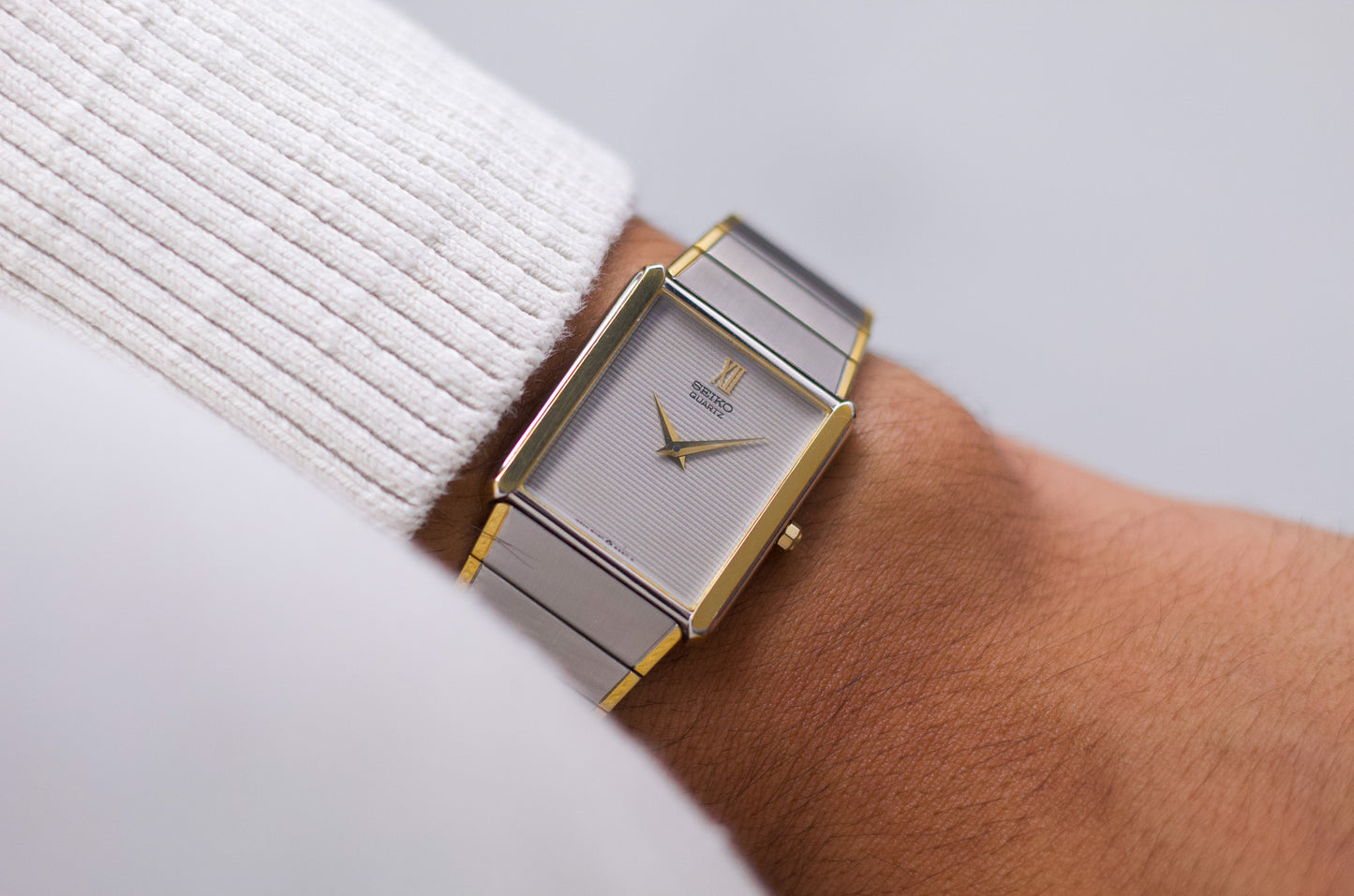 1984 Seiko Quartz 'Baby Santos' Two Tone Men's Wrist-Watch