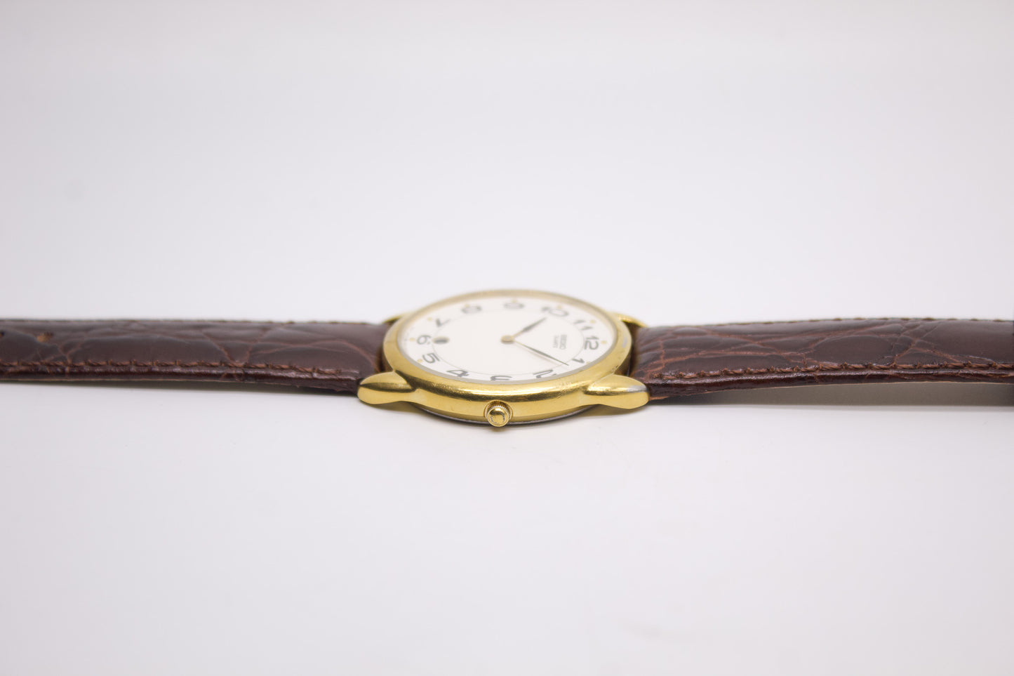 1990 Seiko Quartz Arabic Numeral Dial Men's Wrist-Watch