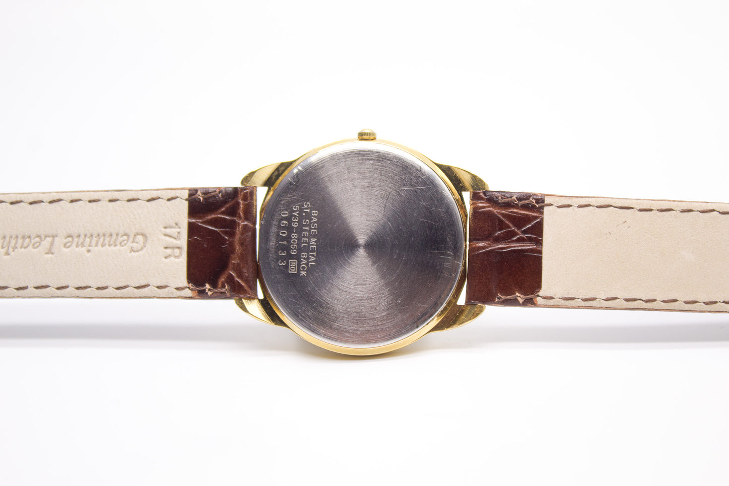 1990 Seiko Quartz Arabic Numeral Dial Men's Wrist-Watch