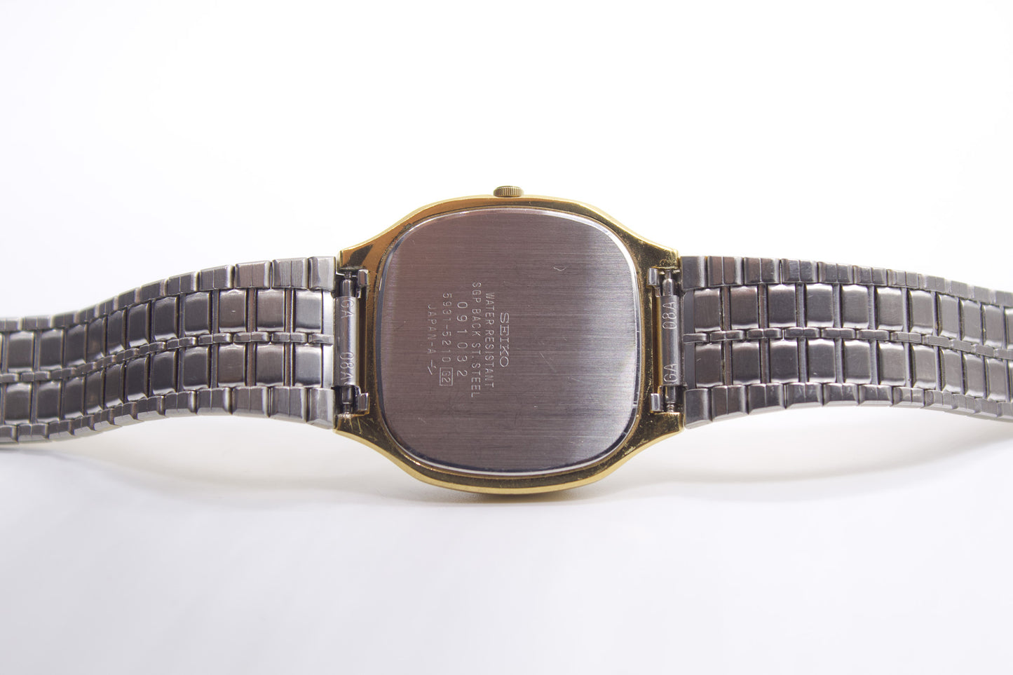 1980 Seiko Quartz Champagne Dial Gold Toned Men's Wrist-Watch