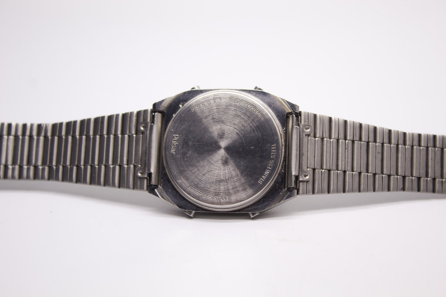 1991 Pulsar Ana-Digi Panda Dial Chronograph-Alarm Men's Wrist-Watch