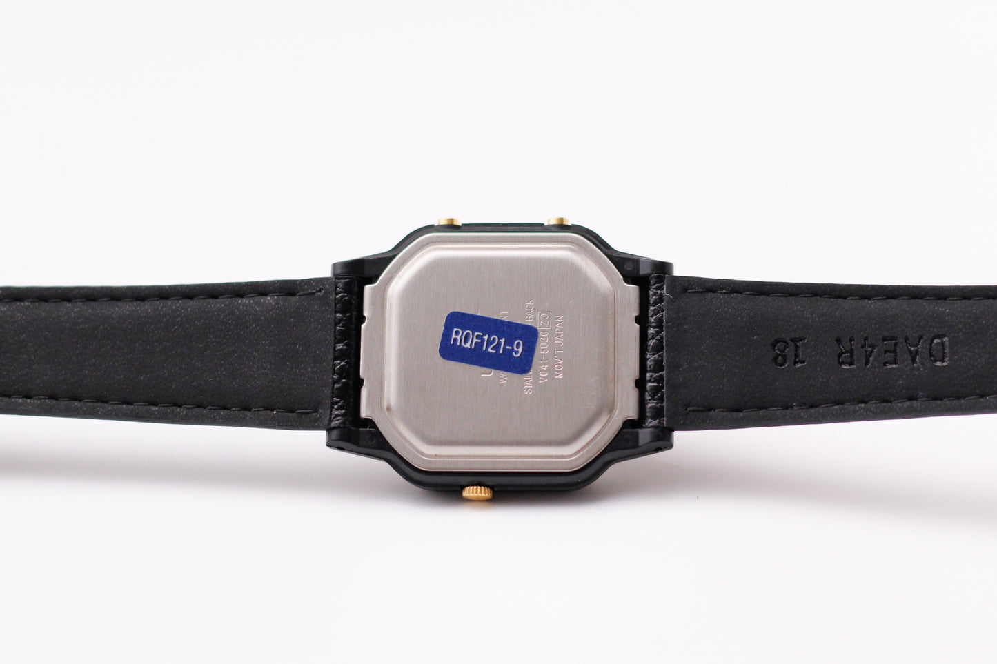 1990s Lorus Quartz Ana-Digi Matte Black Dial Two Tone Men's Wrist-Watch